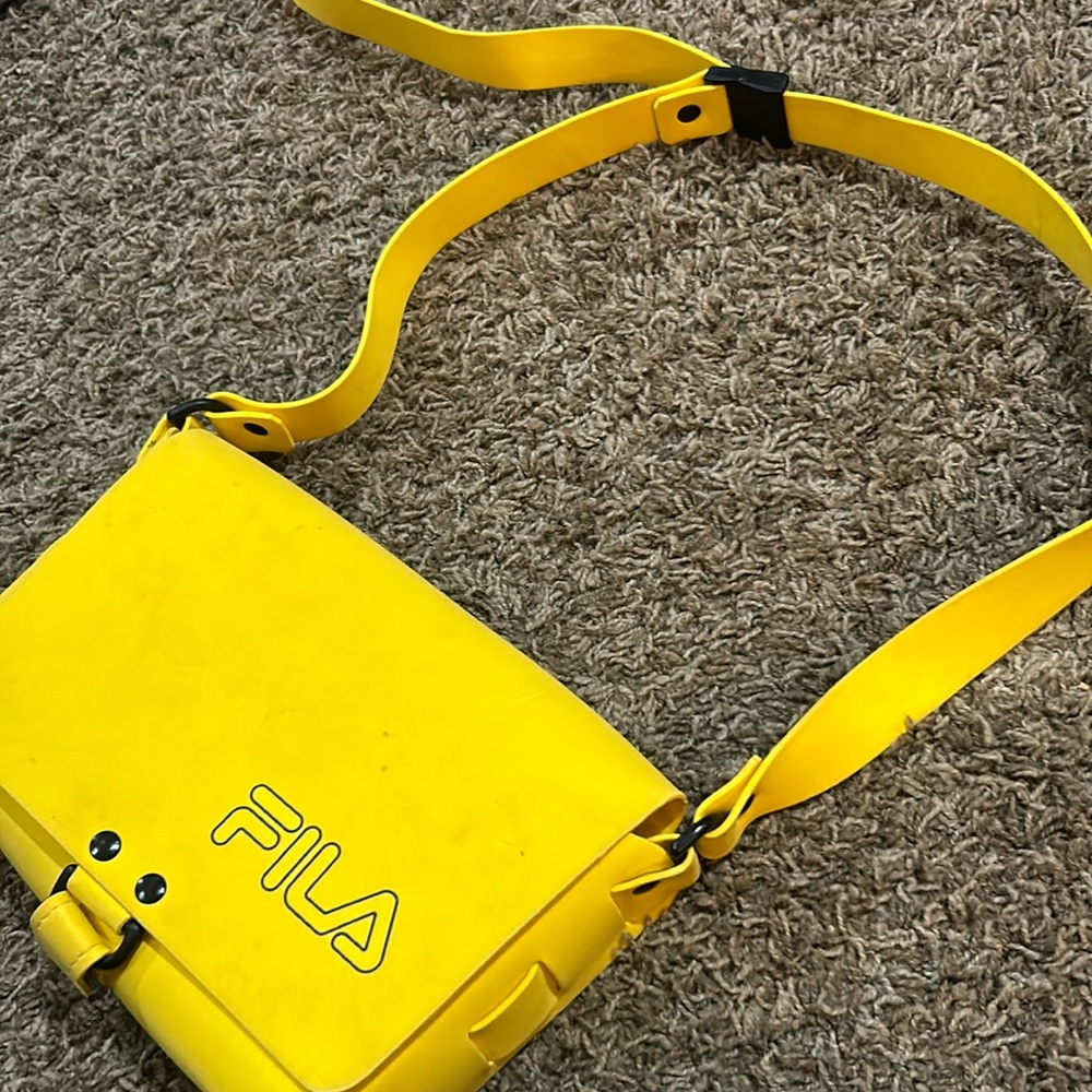 Makio Hasuike X Fila Yellow Foam Crossbody Messenger Collab
